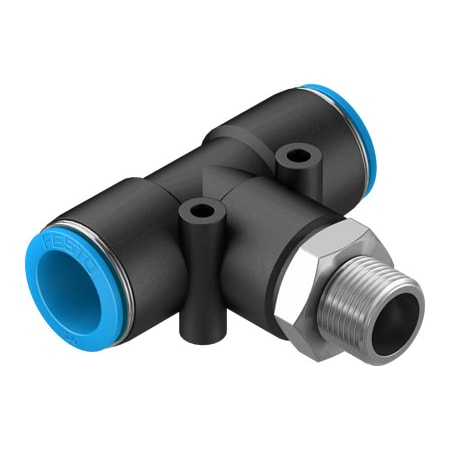 Festo Push-In T-Fitting QST-3/8-16 QST-3/8-16